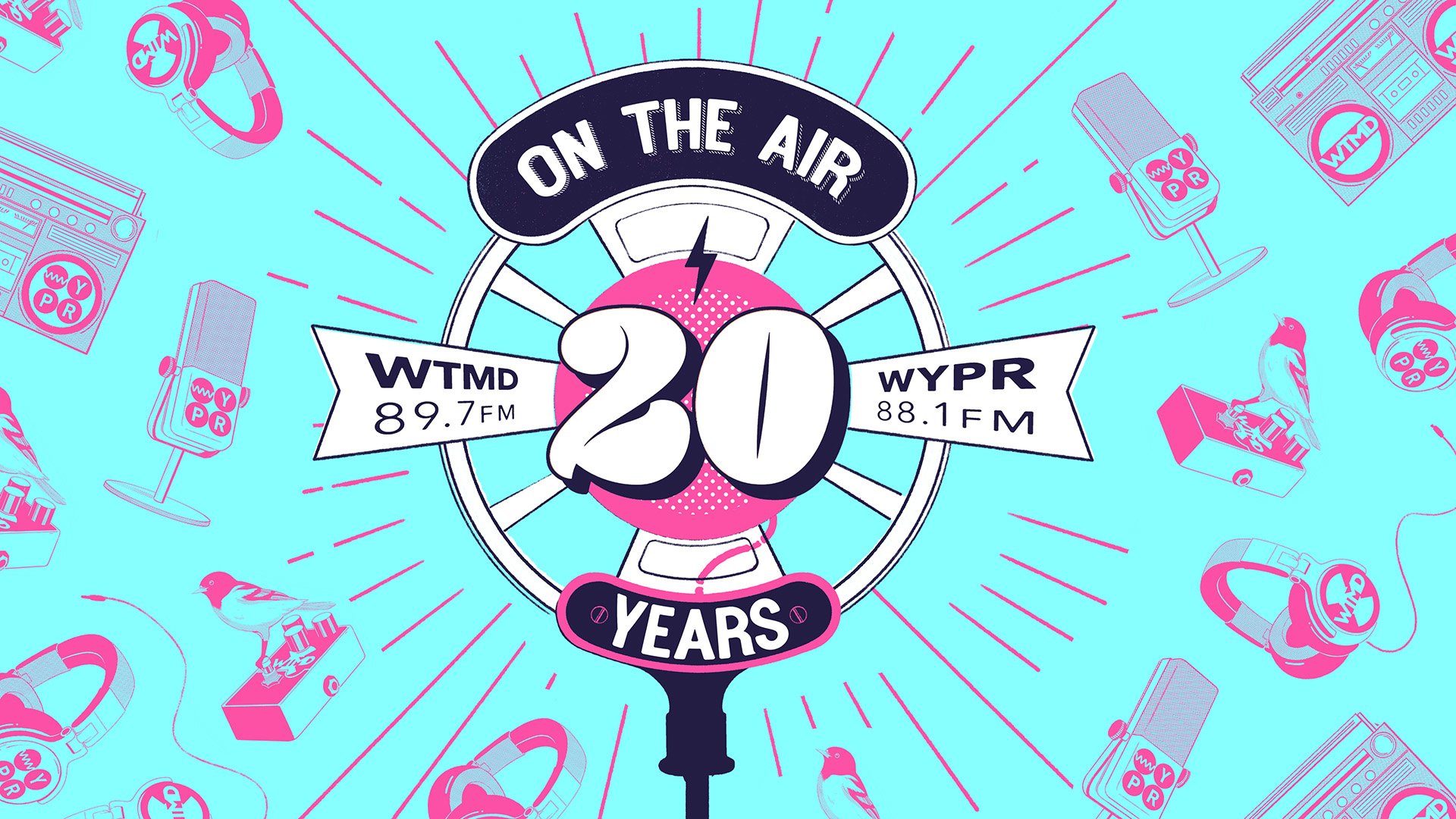 wtmd wypr's 20th anniversary bash