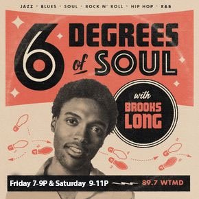 ☆Sound City Music☆ Plaque R&B soul 6 Degrees of Soul – WTMD 89.7