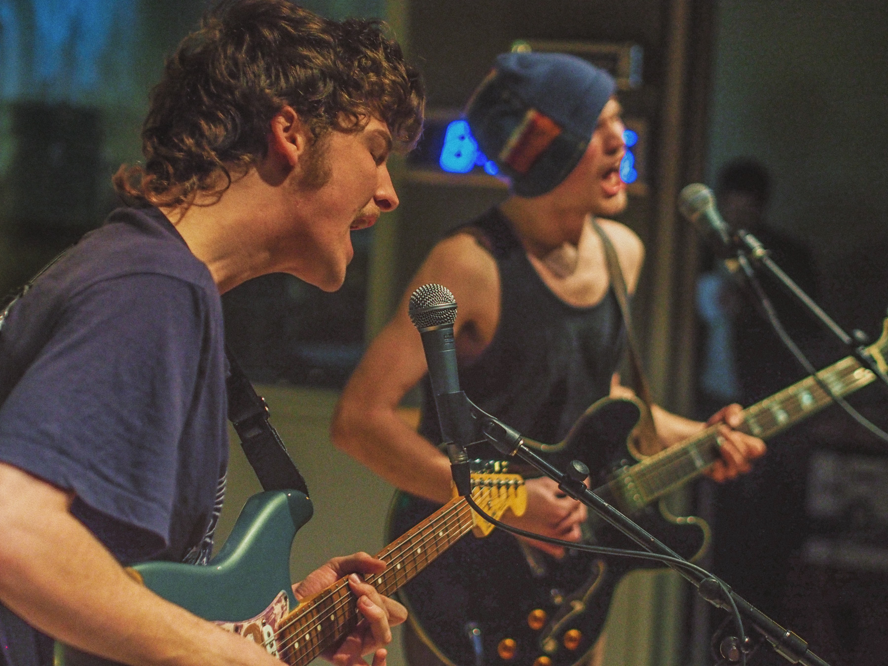 Baltimore's own Sun Club performed live on air for a studio audience on Dec. 16 at the WTMD Studios. Photos by Steve Parke.
